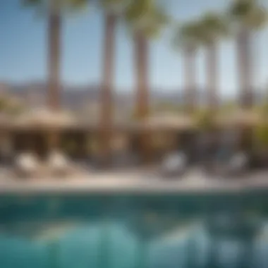 Luxurious poolside at Weekend Palm Springs