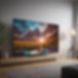 Modern Samsung Smart TV with Voice Control Feature