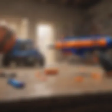 Nerf Gun Battle Scene