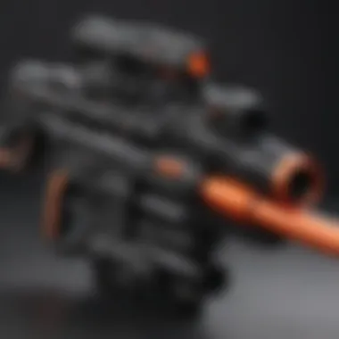 Enhanced Nerf Gun Elite 2.0 Commander with Extended Barrel