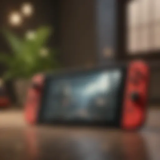 Nintendo Switch console with online play feature