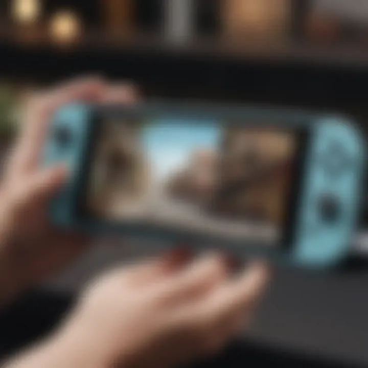 User experience playing Nintendo Switch Lite with various games