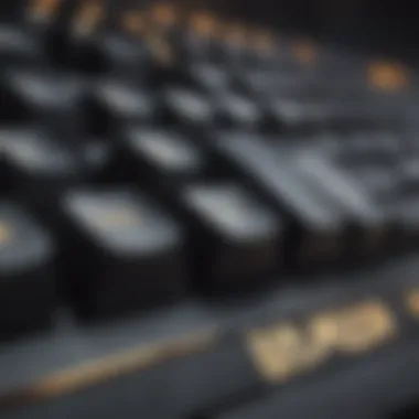 Luxurious Corsair Keyboard with Metallic Finish