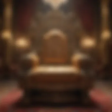 Royal Throne representing authority and grandeur