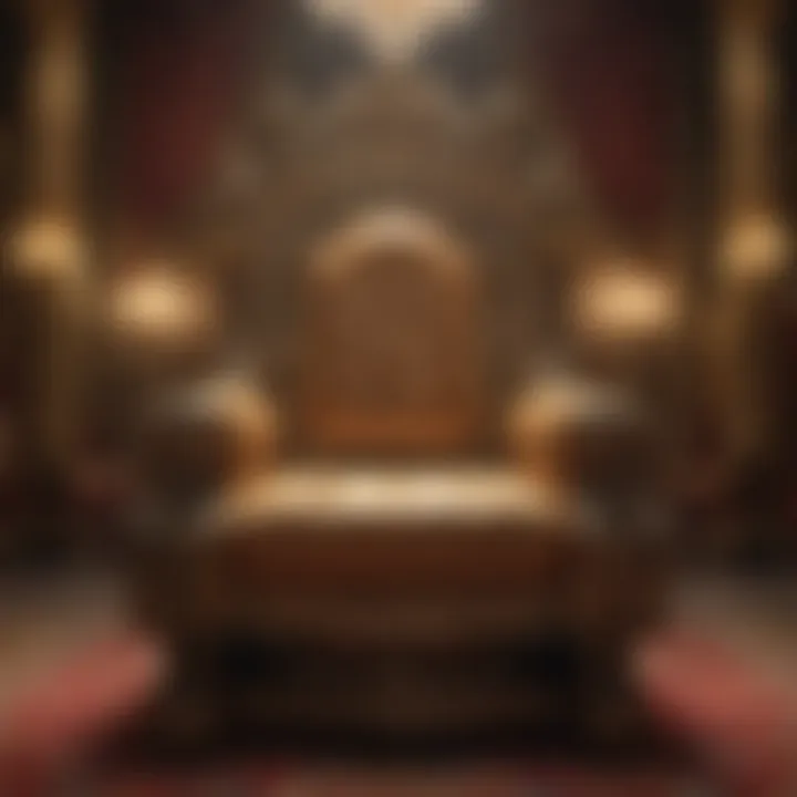 Royal Throne representing authority and grandeur