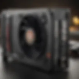 High-performance graphics card with detailed specs