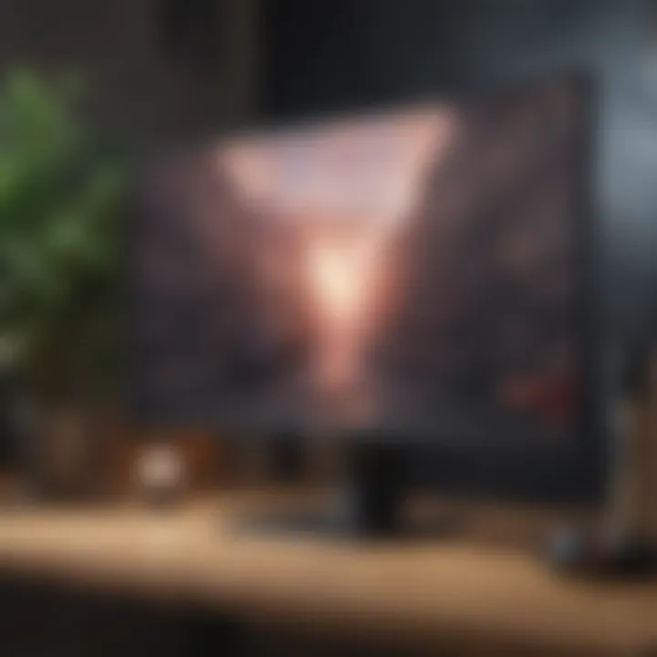 Sleek Gaming Monitor Design