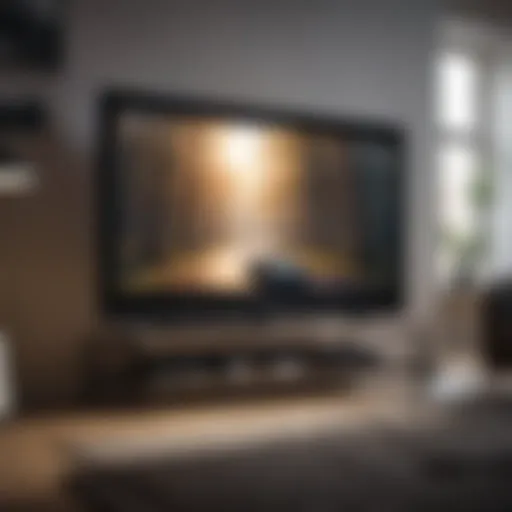 Sleek modern design TV