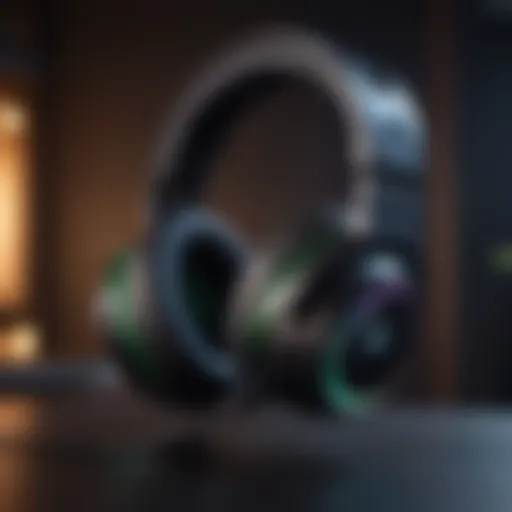 Sleek Razer Headset with RGB Lighting