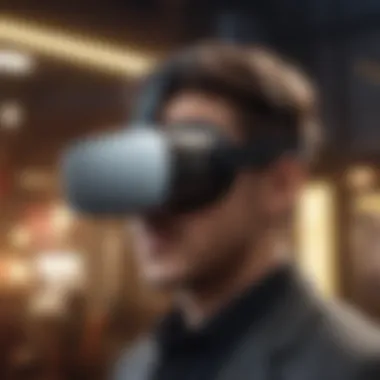 Elegant Design of Affordable VR Glasses Sleek and Stylish VR Glasses Design
