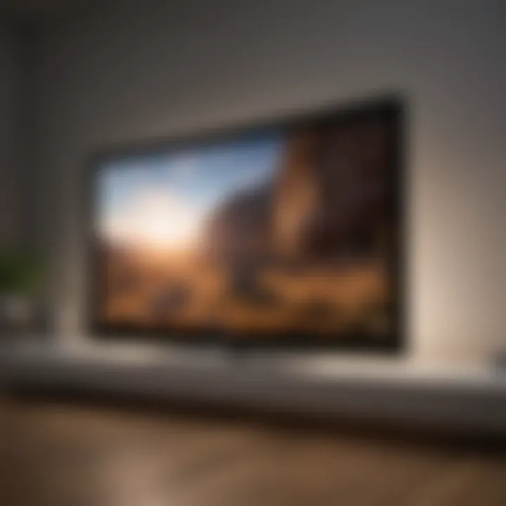 Smart features TV