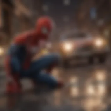 Modern Spider-Man game graphics