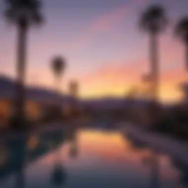 Sunset view of Weekend Palm Springs