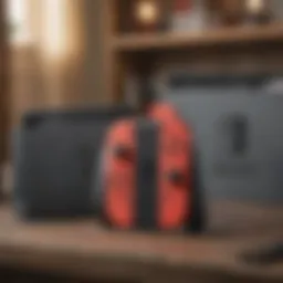 A curated display of various Nintendo Switch bundles showcasing unique designs.