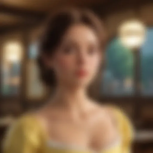 Visual representation of Belle's enchanting digital world