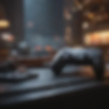 The Era of Multiplayer Gaming A gaming console featuring a vibrant multiplayer experience