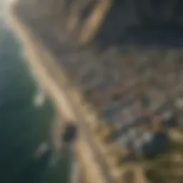 Aerial view of San Andreas landscape showcasing its geographical diversity