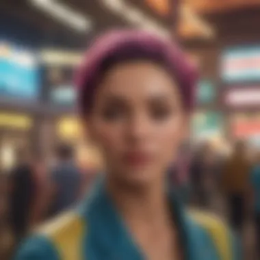 Colorful and dynamic TV show montage