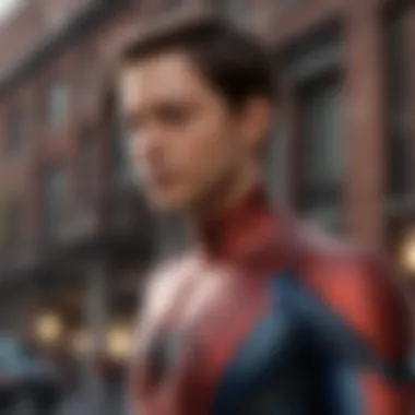 Concept art depicting Tobey Maguire in a new Spider-Man storyline