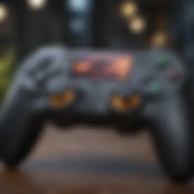 Close-up of popular gaming controllers compatible with Android tablets