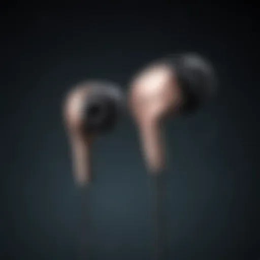 Close-up view of the Ubest earphone showcasing its sleek design and build quality.