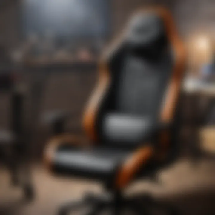 Variety of gaming chairs showcasing different materials