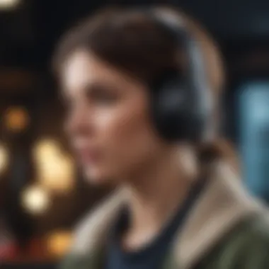 Enhanced Communication Clarity Noise-canceling headphones ideal for clear communication on Discord