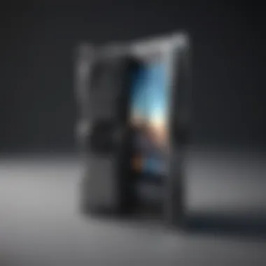 Futuristic Fold Open Phone Design