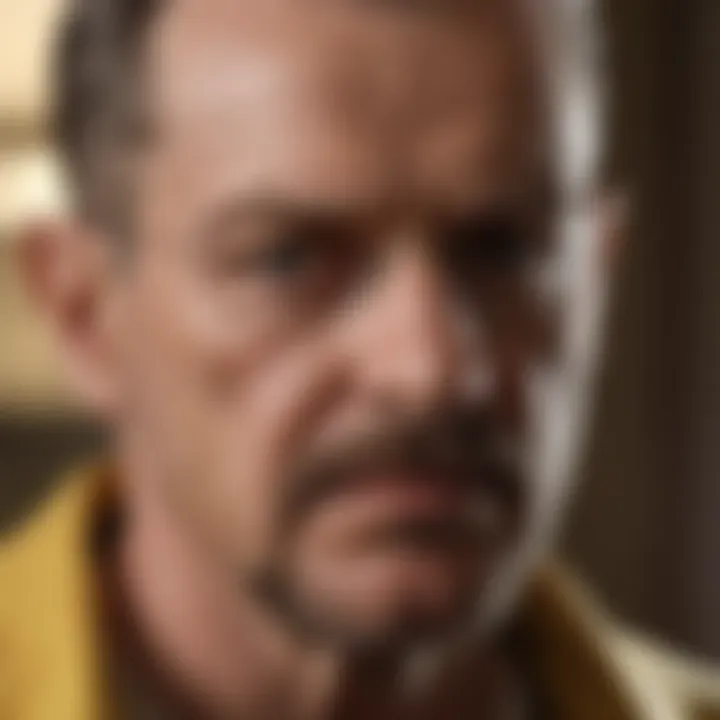 Walter White in intense contemplation