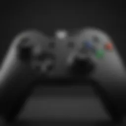 Close-up view of Xbox One Elite Controller showcasing customizable buttons