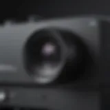 Close-up view of Xbox Series X webcam showcasing its sleek design.